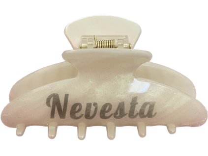Štipec pre nevestu v bielom – elegantný doplnok na svadobný deň