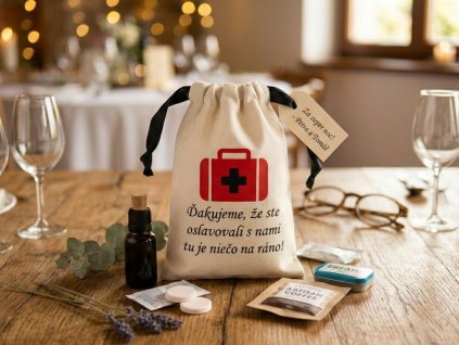 vrecko darcek pre hosti na svadbu