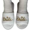 Papuče pre nevestu „Bride“ – štýlový doplnok na svadobné prípravy