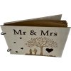 Drevená svadobná kniha hostí – Mr & Mrs (Album)