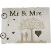 Drevená svadobná kniha hostí – Mr & Mrs (Album)
