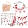 Charm náramek Making Kit Diy Craft červená