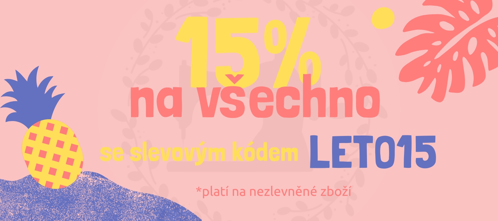 Letní akce 15%