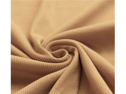 Úplet-Žebrovaný Camel | Švadlenka Madlenka