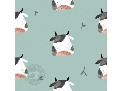 Teplákovina -Kravičky | Švadlenka Madlenka