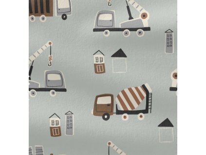 Teplákovina – Teplákovina - Auta na stavbě Švadlenka Madlenka