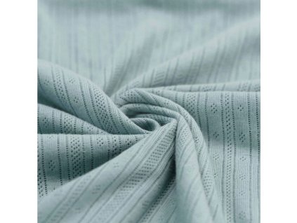 Úplet – Úplet Pointelle - Zelenomodrá Švadlenka Madlenka