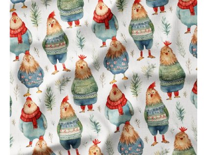 Teplákovina – Teplákovina - Slepice ve svetru Švadlenka Madlenka