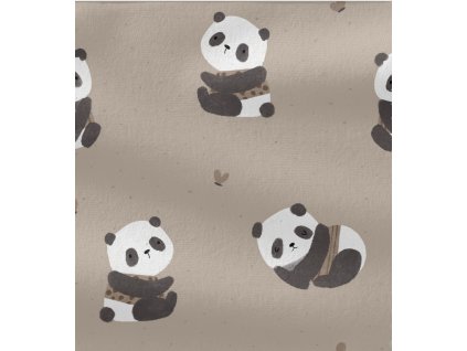 Teplákovina -  Panda | Švadlenka Madlenka