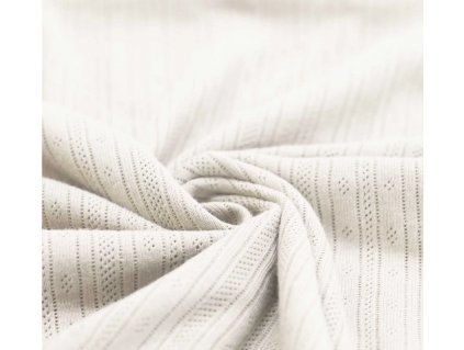 Screenshot 2024 01 26 at 13 34 00 Pointelle Cotton Jersey Fabric (Stripes) Ecru