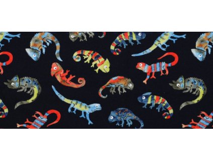Úplet – Úplet - Chameleoni na modré Švadlenka Madlenka