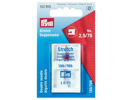Látka – Dvojjehla Prym Stretch 2,5/75 Švadlenka Madlenka