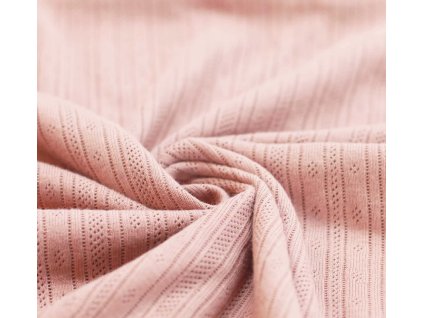 Úplet – Úplet Pointelle - Světle růžová Švadlenka Madlenka