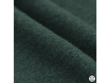 Látka – Vařená vlna - Tmavě zelená Švadlenka Madlenka