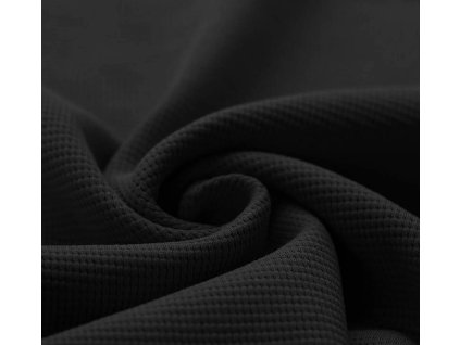 Látka – Wafle- Černá Švadlenka Madlenka