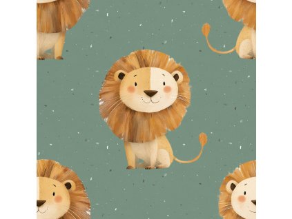 Úplet - Lev na zelené | Švadlenka Madlenka