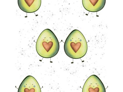 Úplet – Žebrovaný úplet - Avokáda Švadlenka Madlenka