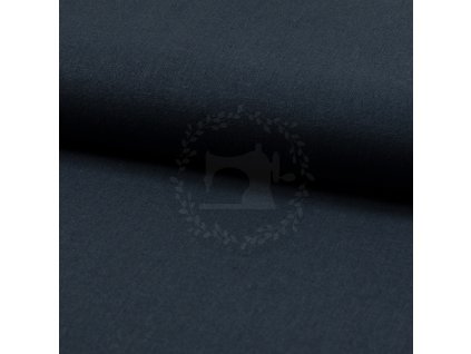 Látka – Len s bavlnou - Modrá Švadlenka Madlenka