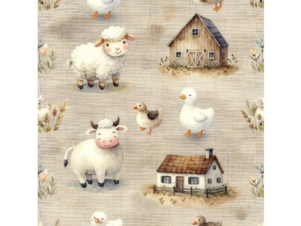 Úplet – Úplet - Farma na béžové Švadlenka Madlenka