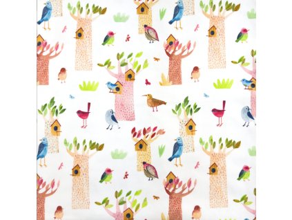 Úplet - Barevní ptáčci | Švadlenka Madlenka