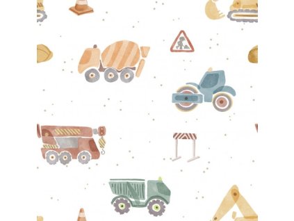 Úplet -  Stavební stroje | Švadlenka Madlenka