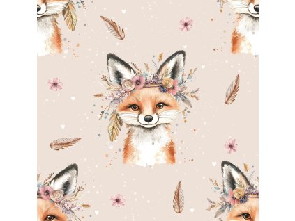 Žebrovaný úplet -  Boho Liška | Švadlenka Madlenka