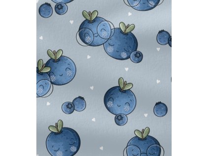 Teplákovina - Borůvky s brýlemi | Švadlenka Madlenka