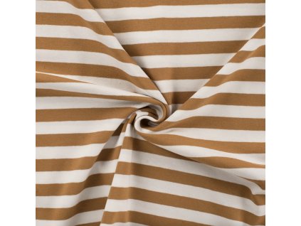 Úplet - Proužky karamel | Švadlenka Madlenka
