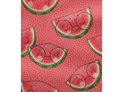 Teplákovina - Melounek s brýlemi | Švadlenka Madlenka