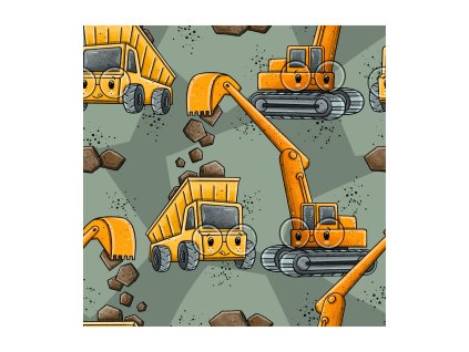 Teplákovina - Bagr s brýlemi | Švadlenka Madlenka