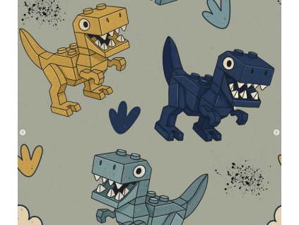 Softshell - Lego dinosauři | Švadlenka Madlenka