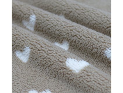 Teddy - Bílá srdíčka | Švadlenka Madlenka