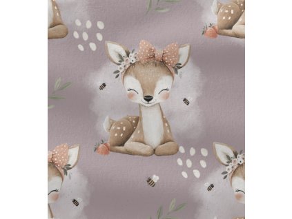 Úplet – Srnečka s mašlí 🦌🎀 | Švadlenka Madlenka