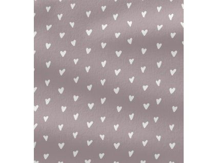 Úplet -  Srdíčka lila | Švadlenka Madlenka