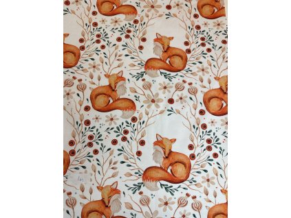 Úplet -  Liška na bílé | Švadlenka Madlenka