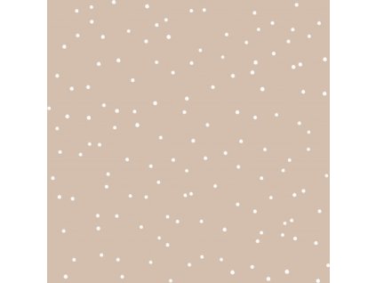 Úplet – Žebrovaný úplet - Nepravidelné puntíky menší Písková Švadlenka Madlenka