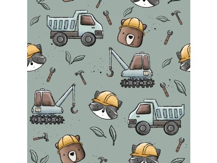 teplakovina zviratka na stavbe vzor