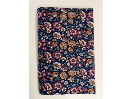 Úplet - Květy na modré 1,4 m