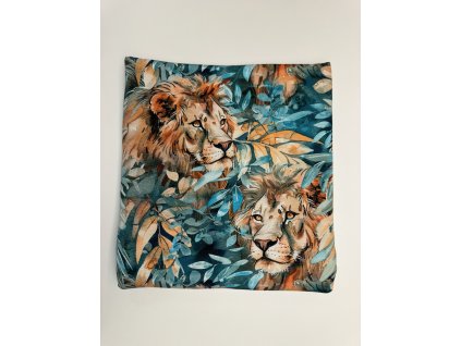 Úplet - Lvi v listí 0,7 m