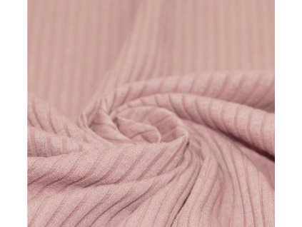 Úplet – Úplet-Žebrovaný široký Růžová Švadlenka Madlenka