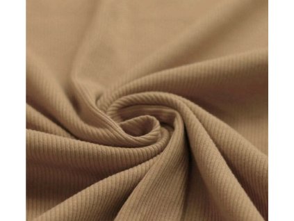 Úplet-Žebrovaný Kakao – žebrovaný úplet | Švadlenka Madlenka