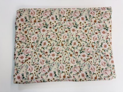 Mušelín - Bílá na krémové 1,4 m