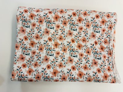 Mušelín - Oranžové květy 1,4 m