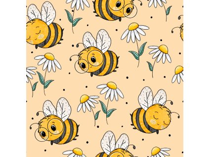 Teplakovina cmelaci s brylemi vzor