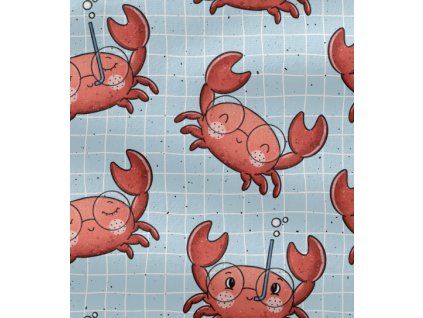 Úplet – Úplet - Krab s brýlemi Švadlenka Madlenka