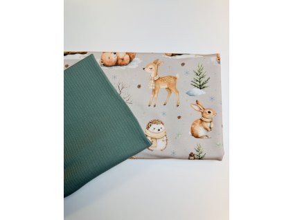 Balíček -  Zima v lese - 2 ks