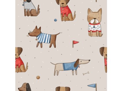 Úplet – Úplet - Pejsci na pláži Švadlenka Madlenka