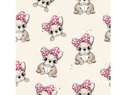 Teplákovina - Mopsí holčička | Švadlenka Madlenka