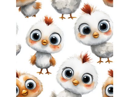 12x12CuteBabyChickens