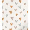 Žebrovaný úplet - Srdíčka | Švadlenka Madlenka